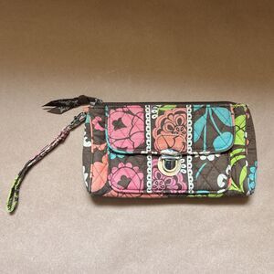 Vera Bradley Wristlet Purse Brown